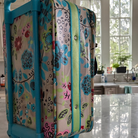 Oilily Blue and Pink Mermaid Kids suitcase - Picture 8 of 13